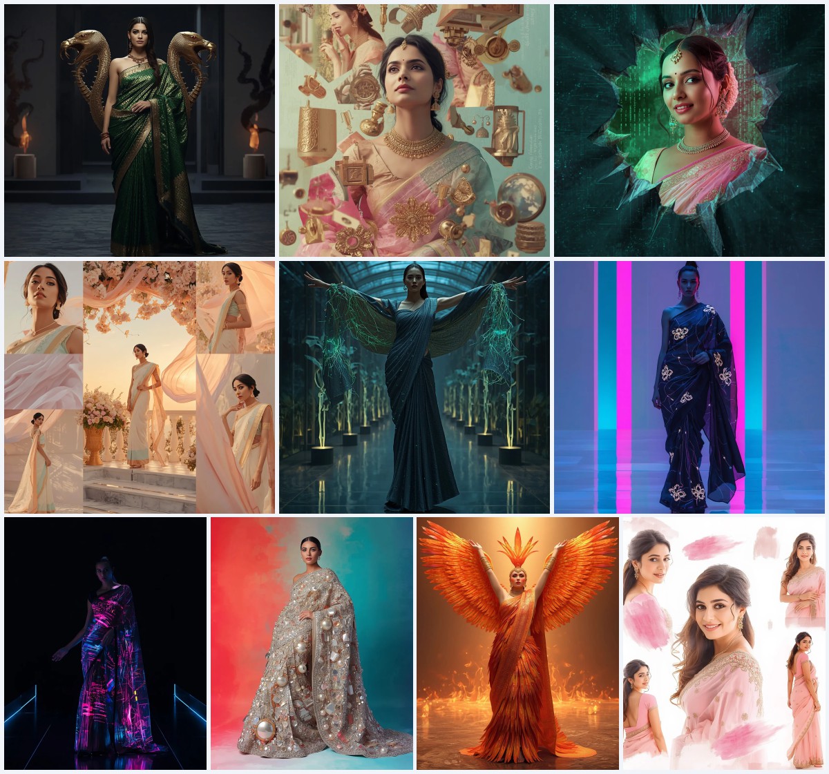 Best 10 Respected Saree AI Prompts for Elegant Teacher’s Day Photography | prompt for Gemini AI girl modern saree
