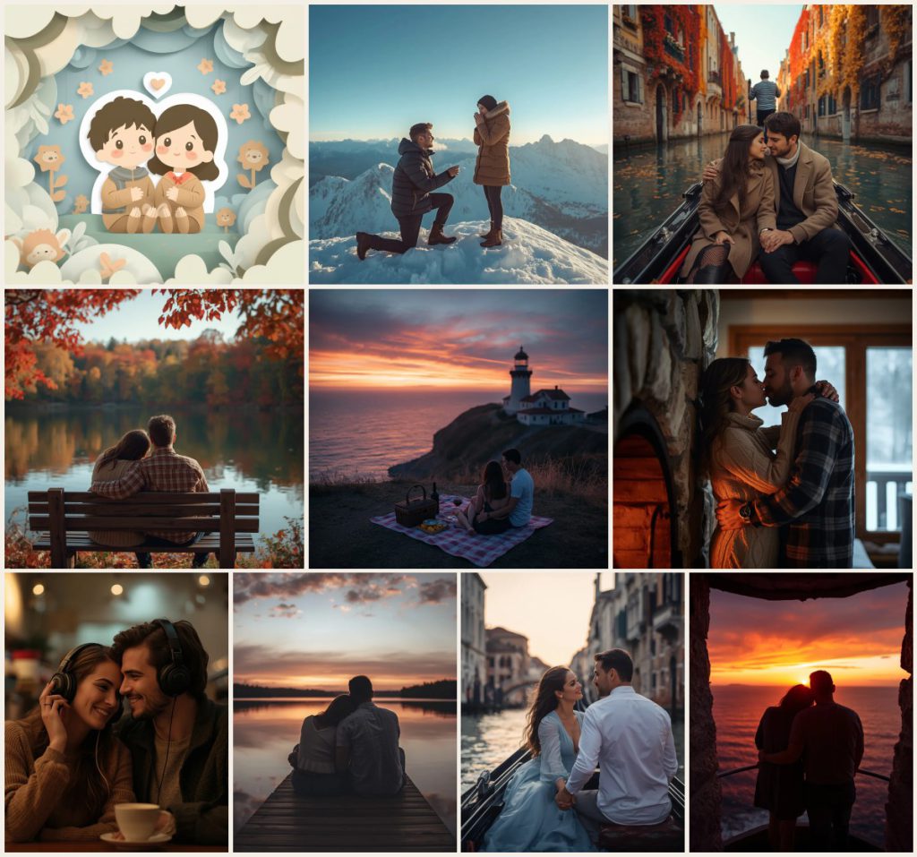 New 10 Elegant Couple AI Prompts for Fine Dining Experiences